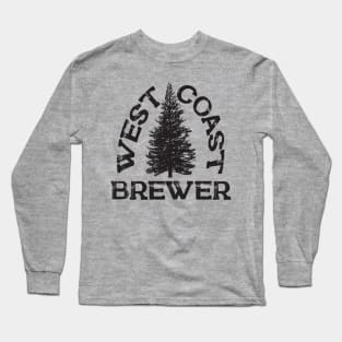 West Coast Brewer in Black Long Sleeve T-Shirt